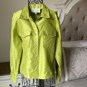 Tasha Polizzi Lime Green Shirt